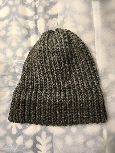 Ravelry: Easy Loom Knitted Hat With A Brim pattern by Crafting