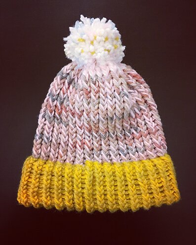 Ravelry: Easy Loom Knitted Hat With A Brim pattern by Crafting