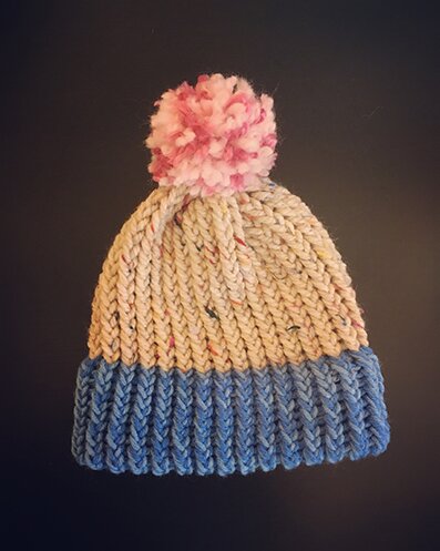 Loom-Knitted Hats